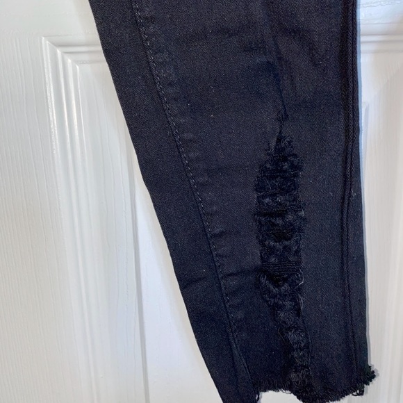 Shein Black Distressed Skinny Jeans - Picture 4 of 4
